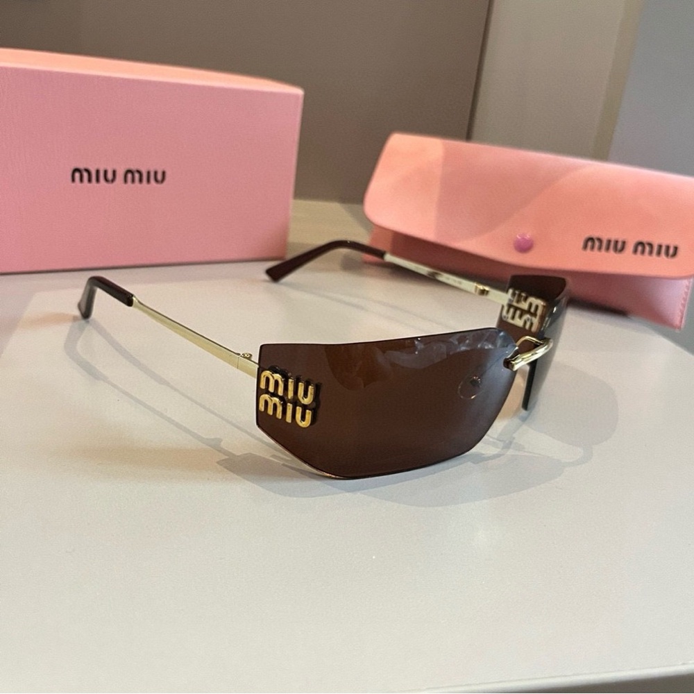 Miu Miu Brown Sunglasses